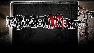 Richelle Ryan & Mae Meyers Help Innocent Newbie Ashley With Virgin On-Camera Fuck