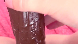 POV up Close BBC Dildo Making My Pink Pussy Squirt
