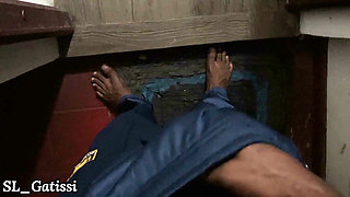 Young Sri Lankan Woman Having Sex While Bathing