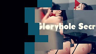 Luna Colombiana Deepthroats Glory Hole at Cory Chases Place