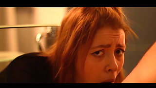 Under the Table Blowjob - Tease & Denial, He Doesn’t Cum