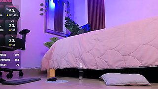 Amateur Webcam Teen Flashes Masturbates