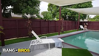Bangbros - diamond franco’s forms get oiled and banged by kai before a humid messy facial cumshot accomplish