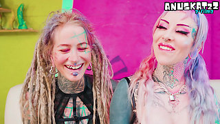 FFM ANAL Threesome with big cock, fake tits and hot alternative Pornstars!