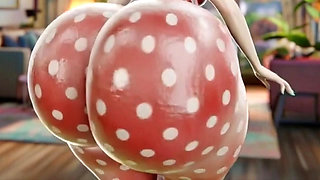 Mega culona bailando