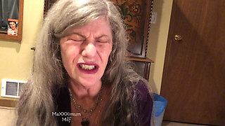 Sexy Mature Hot BJ + Swallow While Riding Dildo! Maxxximummilf