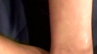 The Young Girl Stretches Out the MILF's Pussy with Her Hand