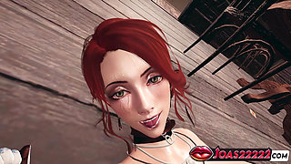 Hot Redhead Korryn as a Cowgirl Tight Ass Licking in Close-Up Views, and Intense Fingering of Tight Pussy Resulting in Squirt