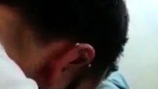 Straight Guy's First Blowjob