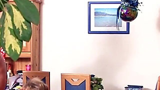 Blonde Gilf with Big Natural Tits gets Fucked when the Man is gone