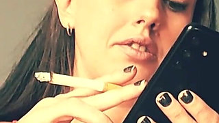Natural Smoking POV Cigarettes - Smoke Break, Snap Inhales, Sexy Smoking.