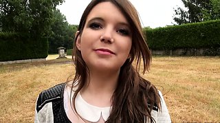 European Blonde Public Blowjob And Cumshot Facial