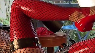 Fucking and Squirting on Chaise Longue