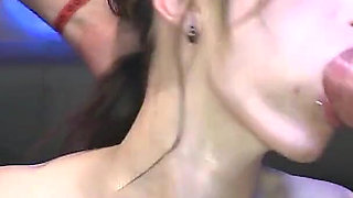 Bukkake Sluts Get Their Faces Drenched in Cum