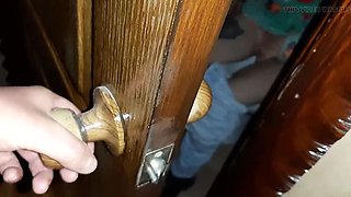 Spying on My Stepsister Moaning and Masturbating in the Toilet