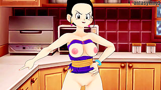 Chichi gets stuck in the sink and gohan fucks her - DragonBall Zex Series