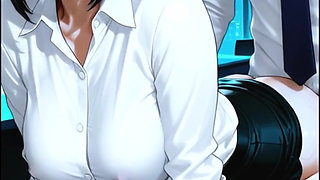 Innocent Secretary Begs Her Boss To Be The First To Fuck Her In The Office - AI-generated content
