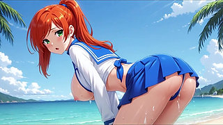 Adult Gwen Tennyson Erotic Teasing 3D Animation Compilation Beautiful Redhead in Iconic Outfit Provocative Scenes