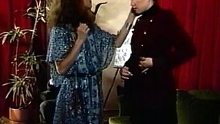 Two hot busty babes hardcore anal threesome