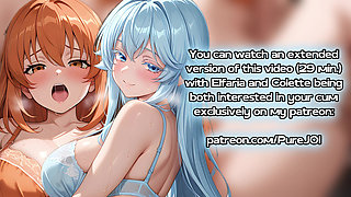 Colette and Elfaria fight for your heart and your cock (Sex JOI)