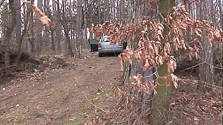 Rough Anal Fuck in My Car with a Very Whore Slut!!!