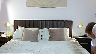 Torrid sex with a stewardess during a stopover