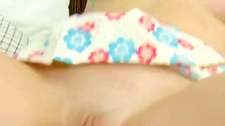 Step sister tries out with stepbrother and gets anal masturbated and fucked