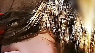 Slut Christmas Fucking with Random Hotel Guest at Gloryhole