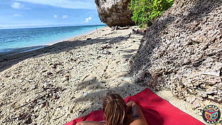 Intense Beach Sex Doggy, Cowgirl Positions & Squirting - Nomadsplay - Fhd