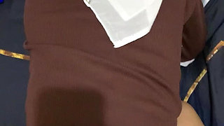 A Girl with a Hijab Style