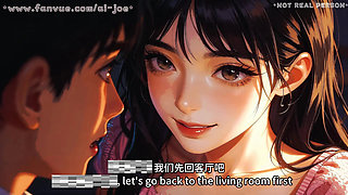 It turned out to be such a beautiful woman. She did this secretly to me... Generated by artificial intelligence.