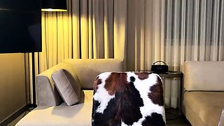 Close up teen foot worship