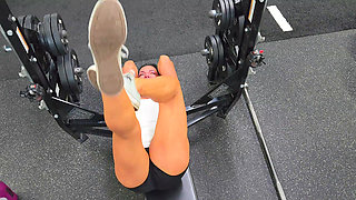 Watch Sexy Fitness Babe Zephy Plus Sweaty Foot Worship (pov)