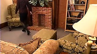 Femdom fetish bitch fuck and cumshot action with victim