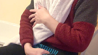Tiny Nature Tit Hana so Nice Her in Bathroom Finish Shower