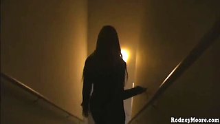 Retro Goth Cutie's Homemade Spider Blowjob And Facial