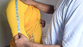 I fucked my sister-in-law while taking measurements for her blouse.4