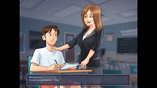 Naked at school, teen, big ass