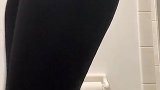 Desperate for a Wee Cutting My Legs Pissing POV in the Toilet