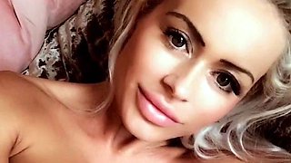 Solo teen Babe Ambery Sym striptease masturbation