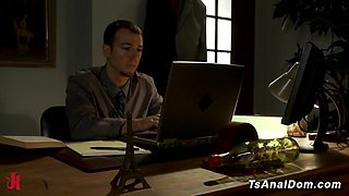 Natassia Dominates Alex With Her Cock