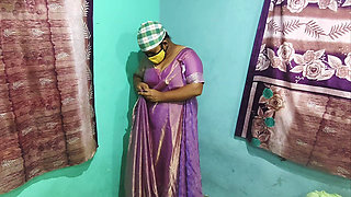 After Shower Sex with Saree and She Love It