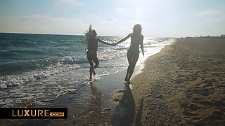 Lesbian Seduction by the Sea