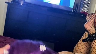 Amateur Curvy Girl Blowjob and Cum on Face and Big Boobs