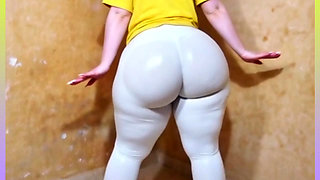 Culona de calzita blanca