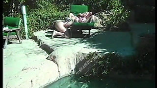 Horny stud loving it as he gets his dick sucked then bangs sexy babe outdoors