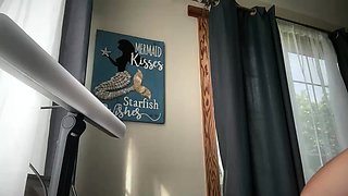 Dirty Blonde Mommy Big Boobs Smokes Masturbate