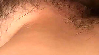 Asian skinny teen with hairy pussy fucked by step dad and get creampie