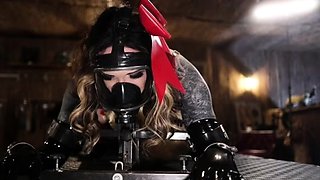 Tgirl Double Fisted And Pegged With Huge Strap FemDom
