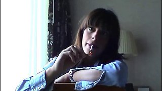 Hot as Fuck Brunette Smoking: Amateur, Babe  Chaturbate Porn